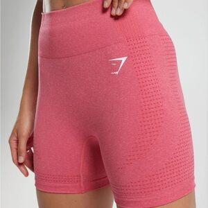 Gymshark seamless vital workout gym training running shorts pink size M